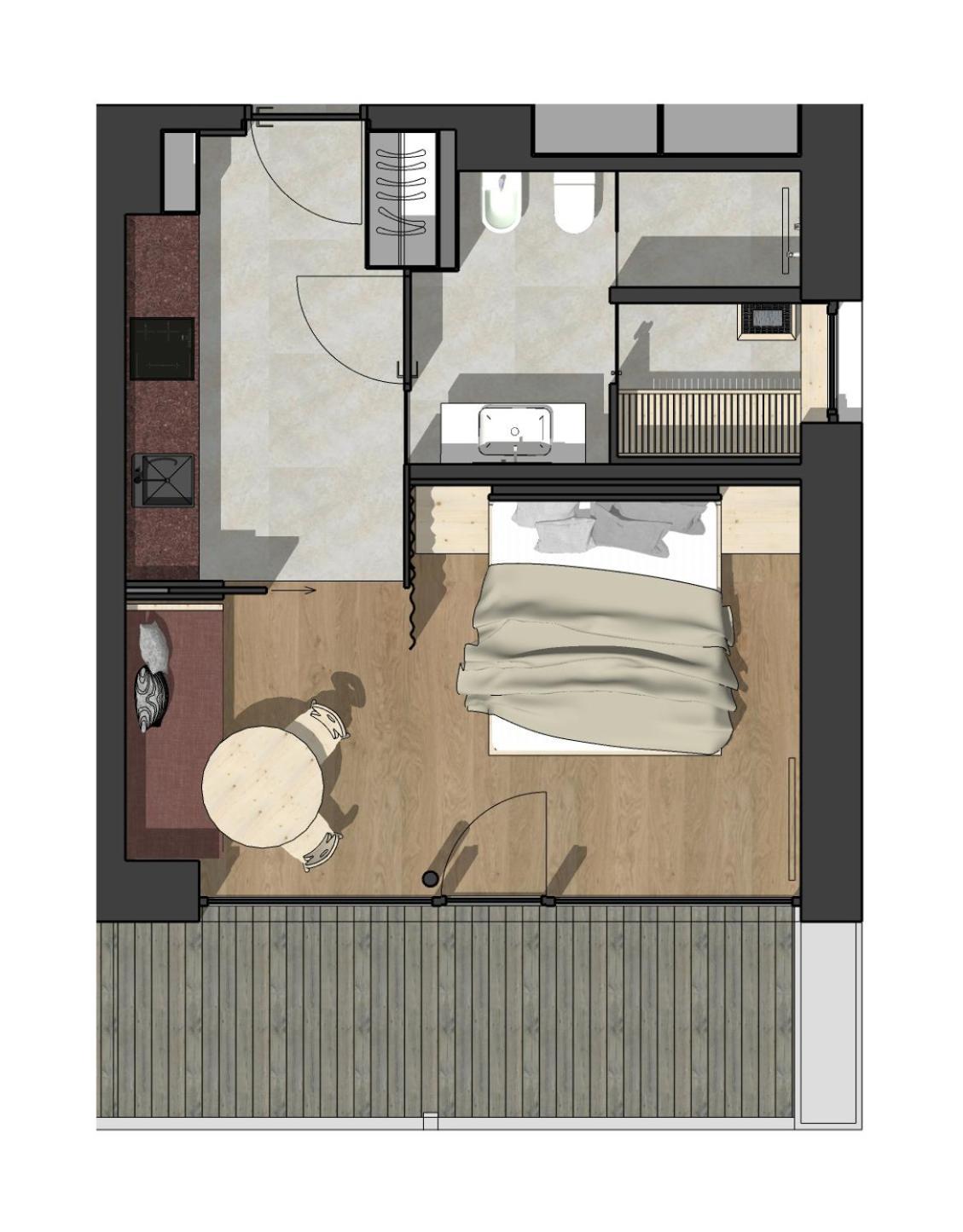 Appartements Zi Ranna ซานตา มาดดาเลนา อิน คาซีส์ ห้อง รูปภาพ