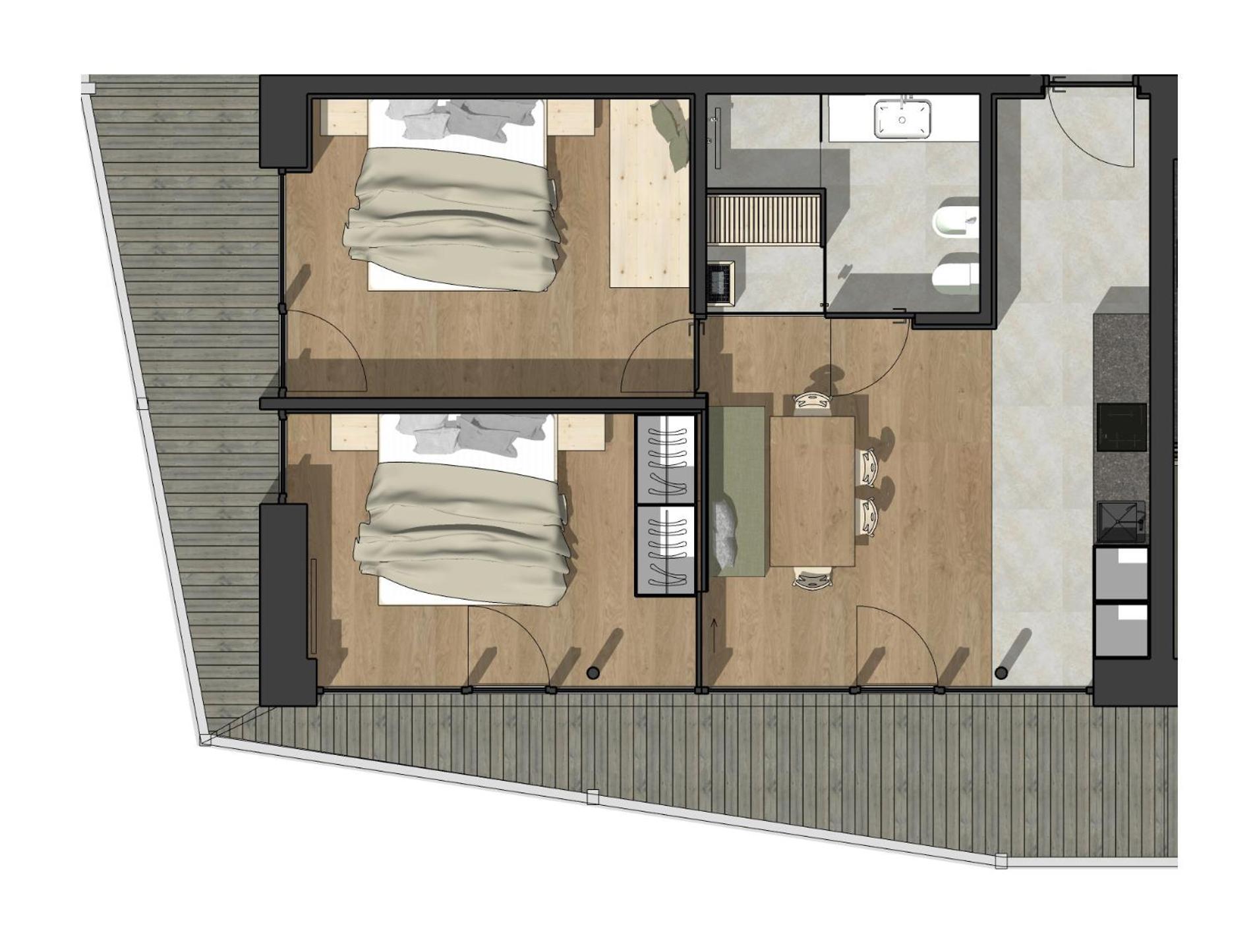 Appartements Zi Ranna ซานตา มาดดาเลนา อิน คาซีส์ ห้อง รูปภาพ